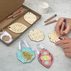 Paint Your Own Christmas Decorations Craft Kit | Conscious Craft